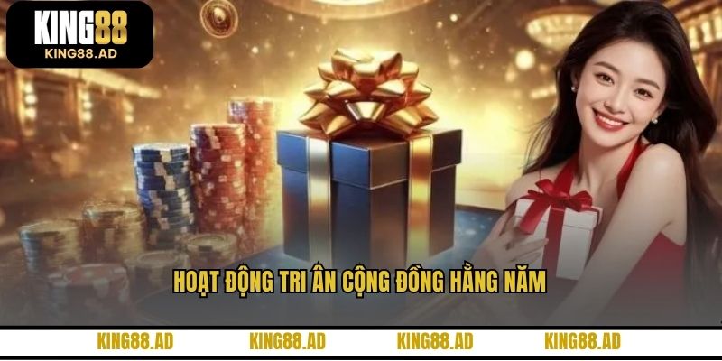 Hoạt động tri ân cộng đồng hằng năm Hoạt động tri ân cộng đồng hằng năm