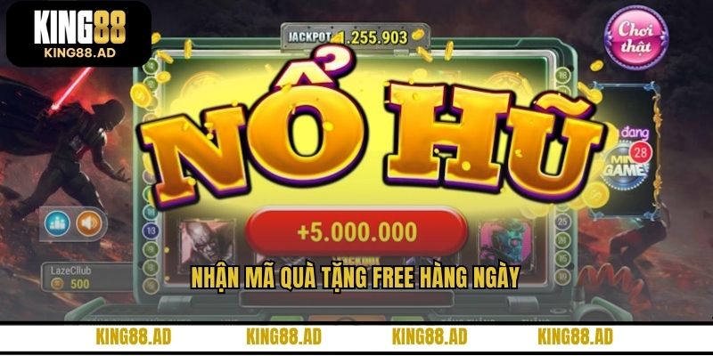 Nhận mã quà tặng free hàng ngày